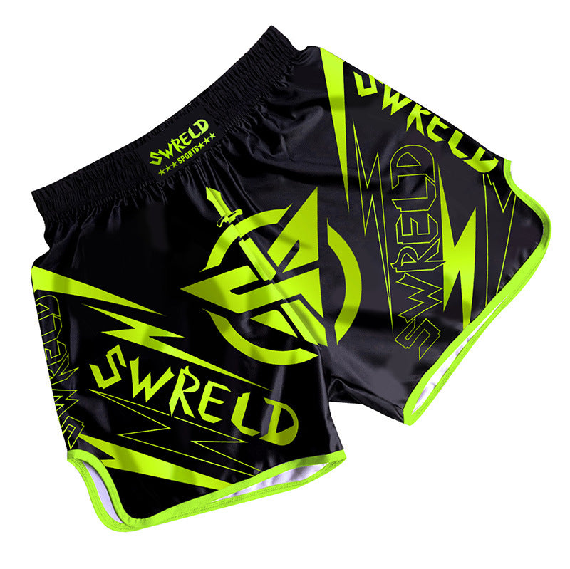 MMA Boxing Training Anti-Wear Fighting Pants UFC Mixed Fighting Muay Thai Shorts Running Fitness Cycling Fighting