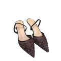 Za2026springnew arrival pointed toe stiletto mesh order toe high heels women's lace small fragrant style easiest for matchoutwear
