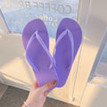 Flip-flops women's outwearsummer flip-flops non-slip bathroom bath beach seaside couple ins trendy summer sandals