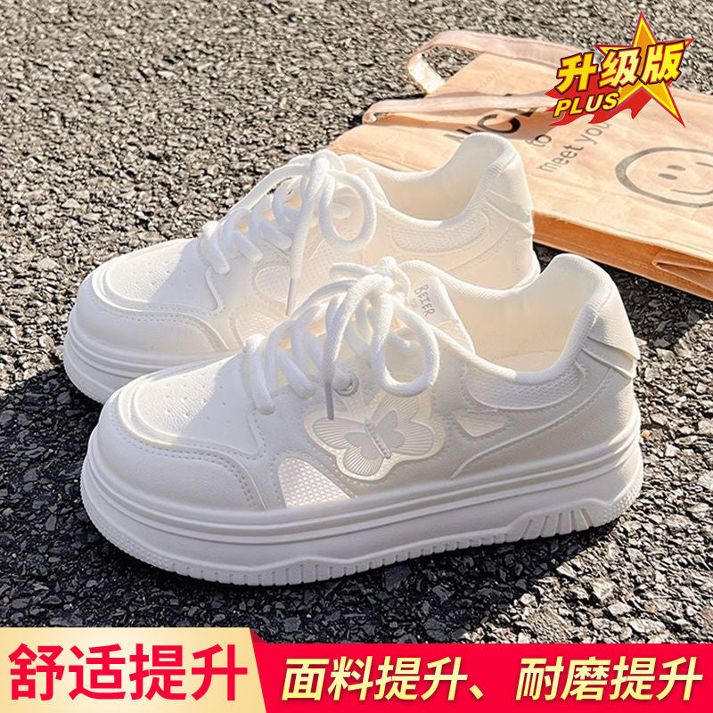 Girls' shoes:  spring/summer new collection - breathable, soft-soled, versatile white sneakers, princess-style canvas shoes, single mesh kids' athletic shoes