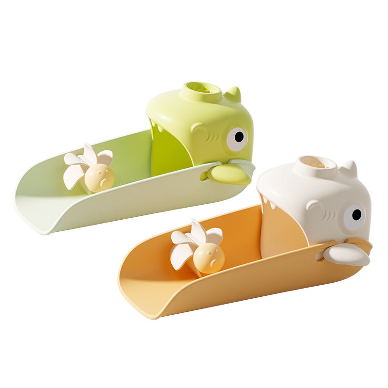 Faucet extender baby hand wash long extension guide sink kids silicone neutralcute cartoon anti-splash water