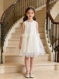 Princess dress  new girls' dress summer chic girls' skirt little girl's stunning sequin mesh dress