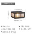 Qy solar outdoor post cap light waterproof villa courtyard lamp modern minimalist fence light front door pillar lamp post light