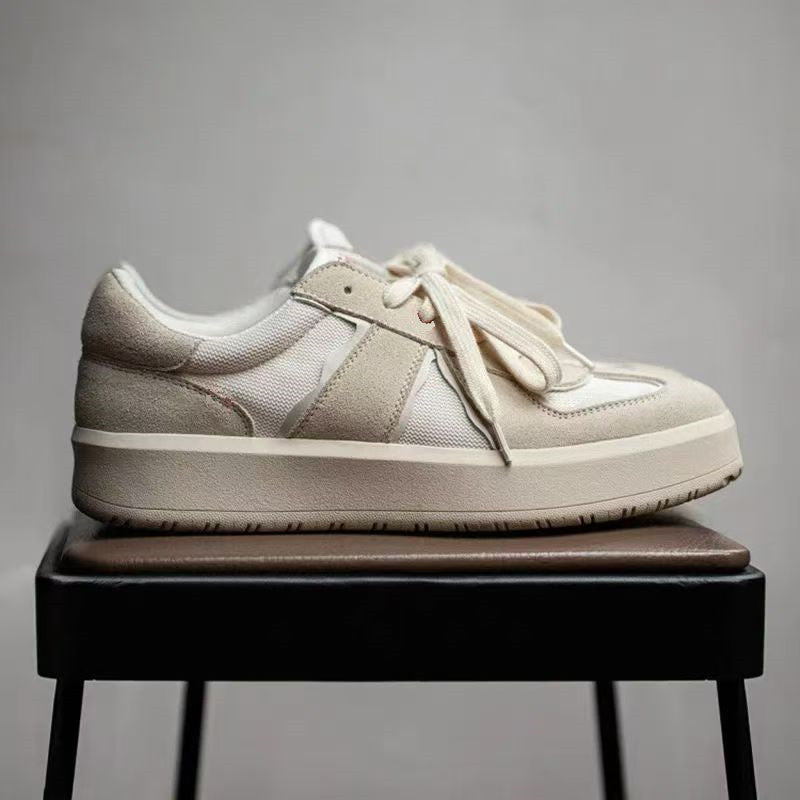 Panda german army trainers (gats) for men, spring 2026 collection: thick-soled, height-increasing, athletic casual sneakers - versatile and trendy footwear