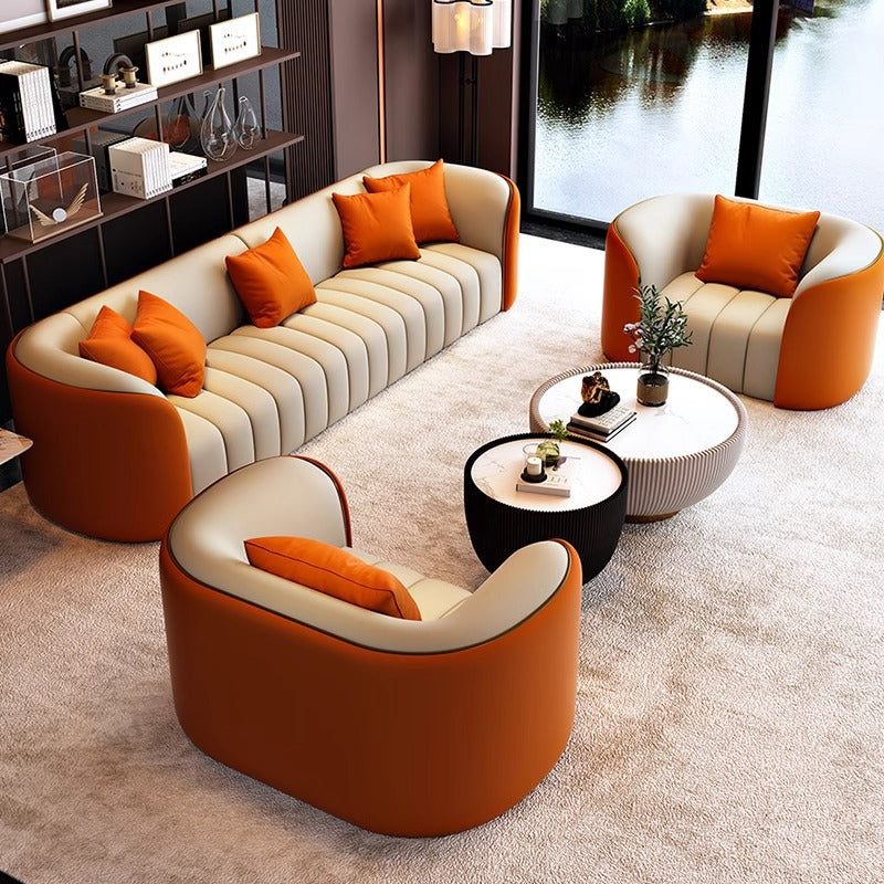 Beauty salon sofa office business reception lounge area negotiation sofa coffee table combination hotel home living room