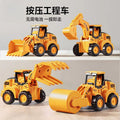 Toy car children's engineering vehicle press excavator inertia pull back car puzzle bulldozer press suit 1-6 years old