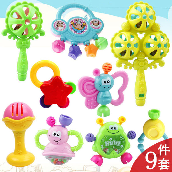 Newborn baby toys 0-1-2 -3 years old, baby baby rattle, multi-functional claw bell rattle accessories