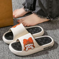 Women's summer korean style slippers - indoor home bathroom non-slip, odor-resistant, silent, thick-soled bath slippers - comfortable, soft, and wearable outside