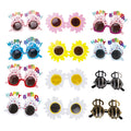 Birthday glasses - plastic, creative kids' happy party photo props, cake decoration, atmosphere photo props