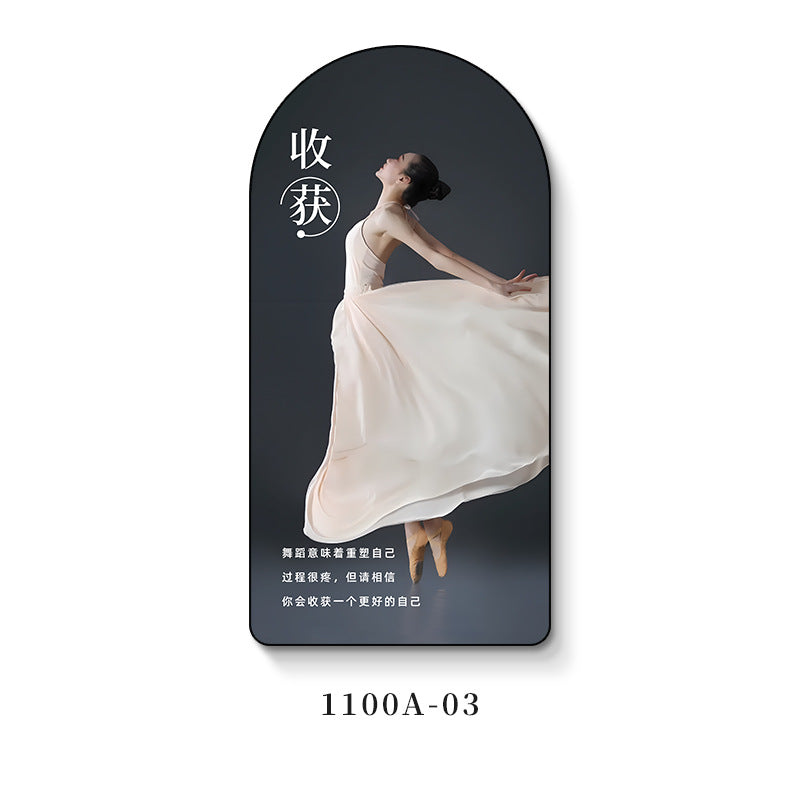 Ballet room wall decoration painting girl dance studio inspirational casual painting art training class institution wall painting