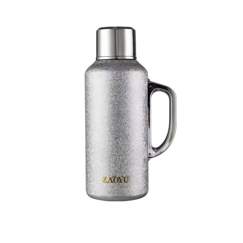 Titanium-coated stew pot teapot - premium portable car-use large capacity insulated mug with tea infuser - perfect business gift for men and women