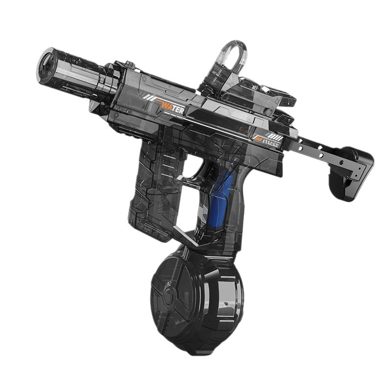 Explosive fire uzi manual and automatic electric water gun automatic water grabbing uzi linked burst light water gun