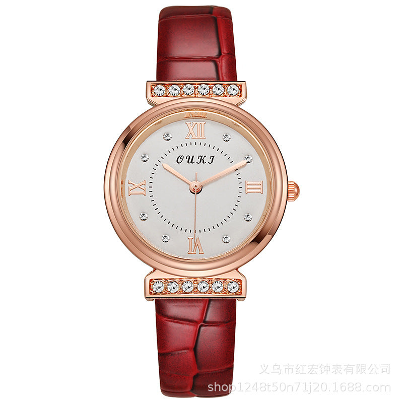 Tiktok trending women's watch: stylish, waterproof, minimalist, elegant, light luxury, unique, and new ins style