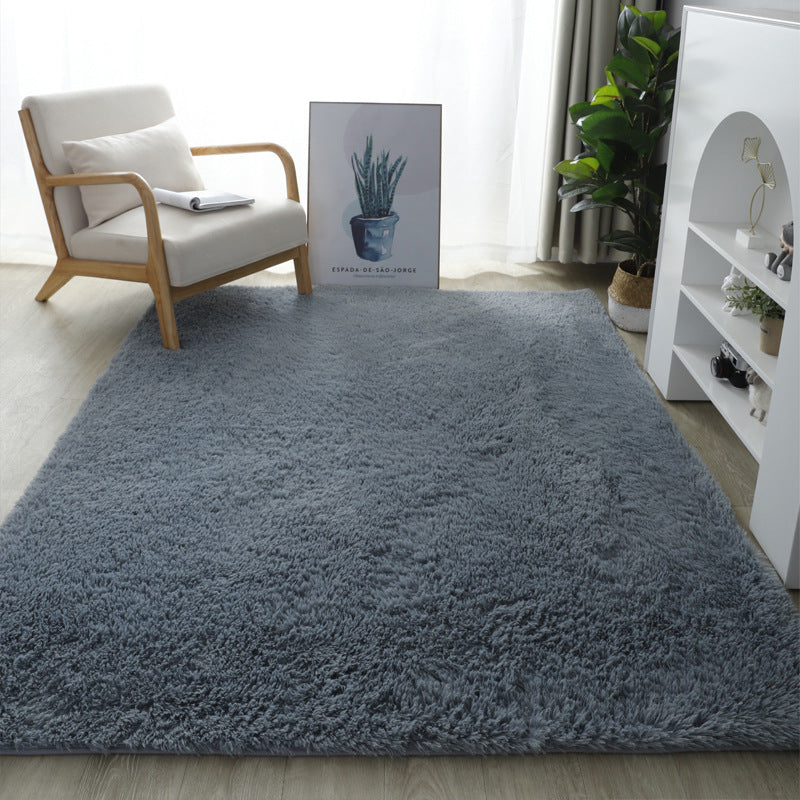 In stock supply thick washable silk stuffed blanket floor mat bedroom living room carpet floor mat bay window mat patchwork carpet