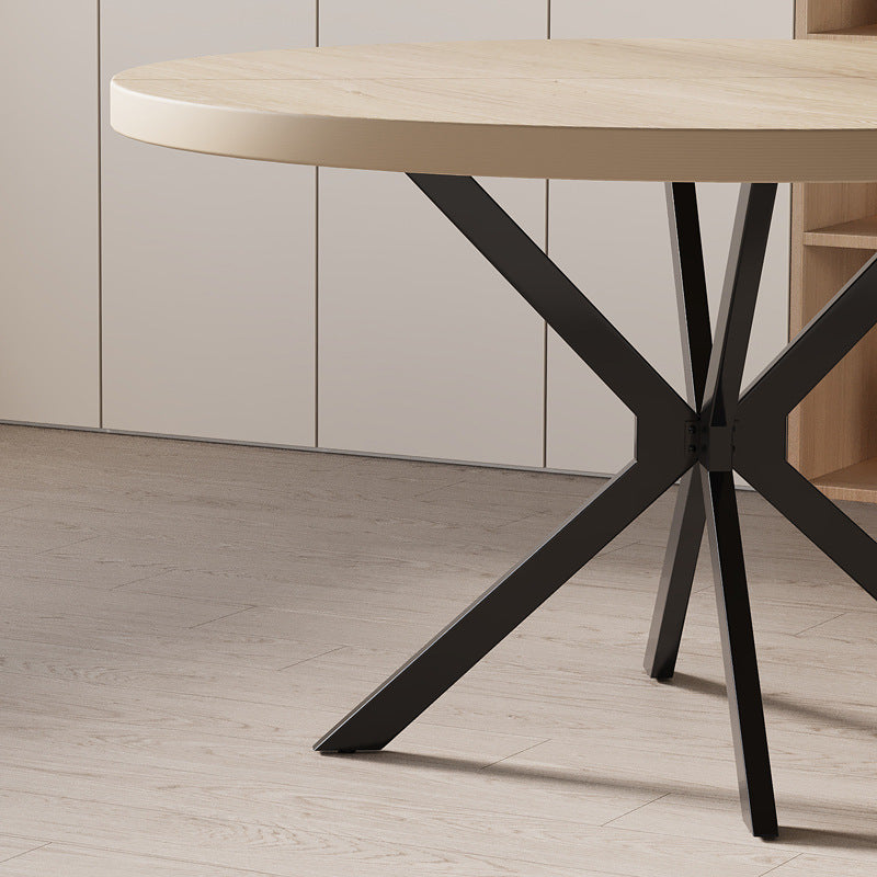 Source factory retro round designer creative medieval style family table casualfor home pull-out oval dining table