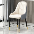 Hotel & home light luxury dining chair - minimalist modern backrest stool, office chair, restaurant leisure chair, dining table chair - metal & other materials
