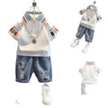 Kids' casual short-sleeve set : summer two-piece outfit for boys - korean style shirt and shorts (sizes for toddlers to young children)