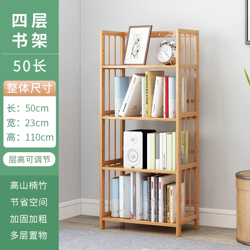 Simple bookshelf floor-standing storage rack study office for home storage rack kids student bookcase living room assembly
