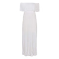 spring new arrival: sexy off-the-shoulder pleated evening gown - european & american style women's dress for cross-border e-commerce