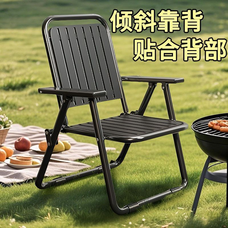New arrival outdoor armchair courtyard office chair balcony chess and card casual back chair foldable outdoor casual living room