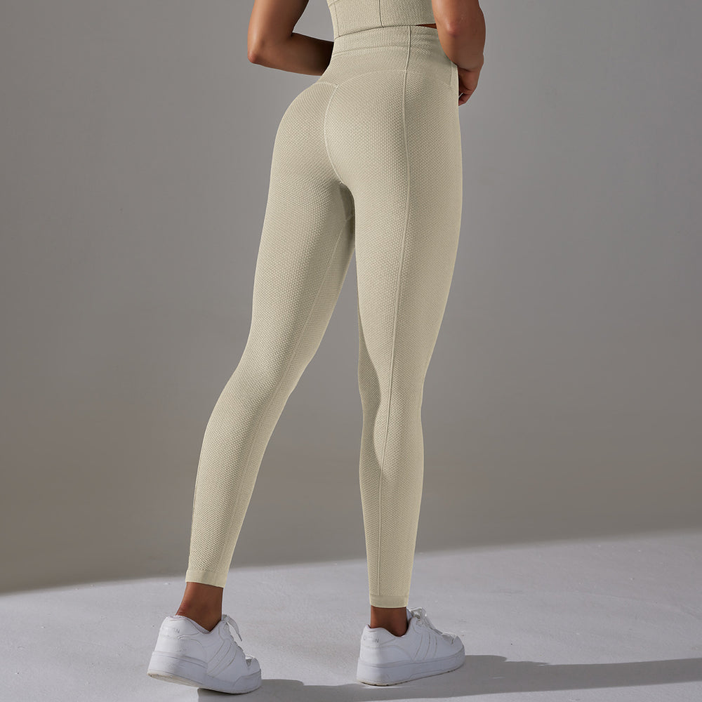 European and american new multi-panel seamless yoga pants - high waist, tummy control, butt lift, compression leggings - breathable workout running fitness pants