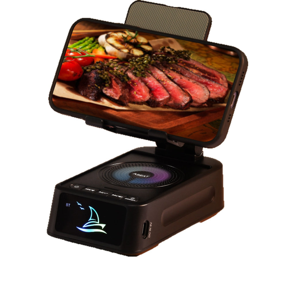 F20pro creative phone stand, smart home brand, multifunctional bluetooth speaker, lazy stand 3-in-1
