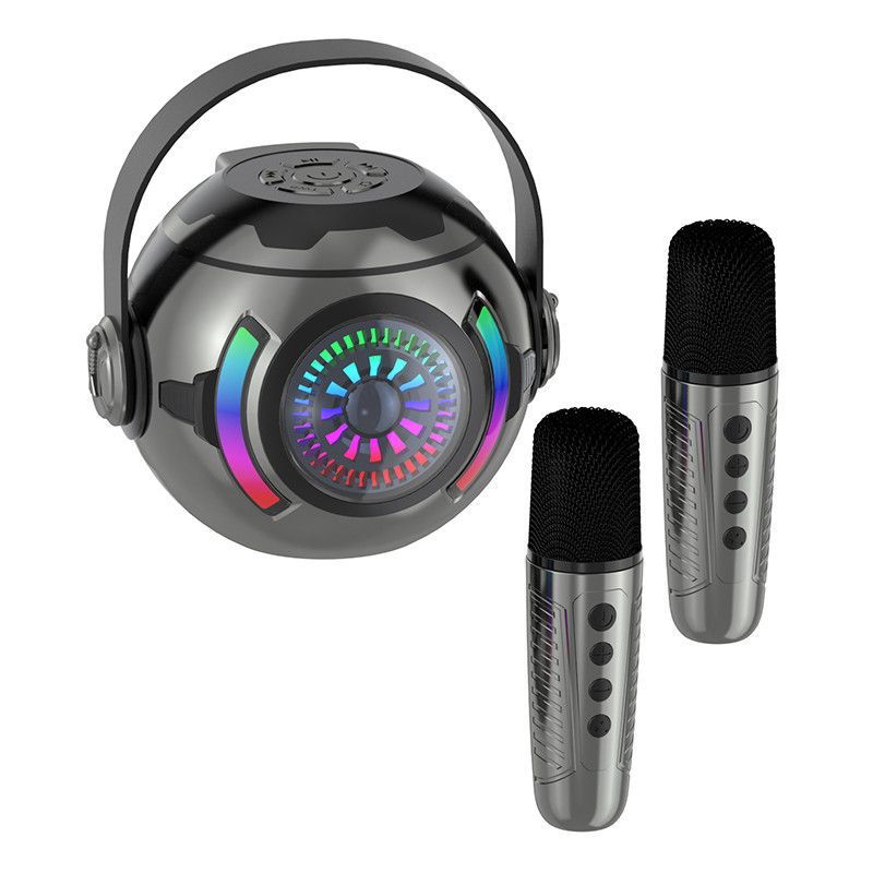 Karaoke-ready bluetooth speaker: wireless, outdoor, smart mini speaker with deep bass, high volume, and long battery life