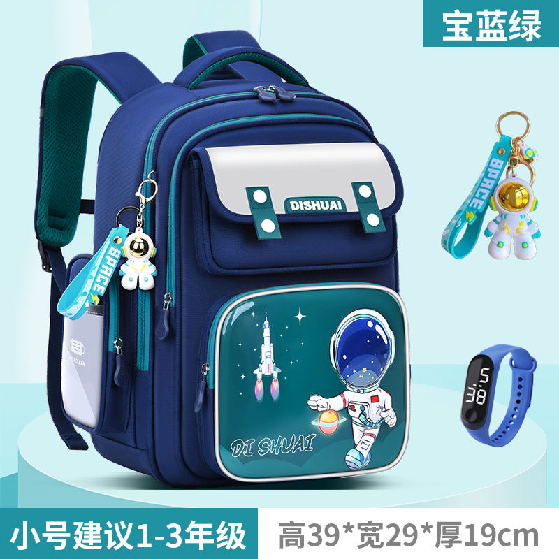 Elementary school backpack for boys, grades 1-2, ages 3-6, lightweight, child-friendly, spine-protecting, 2026 new model