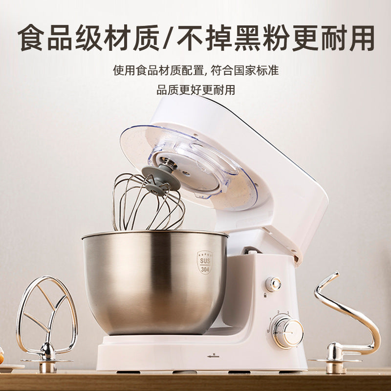 Canxin 4l chef's stand mixer - home & commercial use, multi-functional mixer for whisking, kneading dough, and creaming