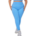 European and american plus size high-waisted yoga pants for women - tummy control, butt lifting, tight-fitting workout leggings - barely-there feel, breathable, running & fitness pants