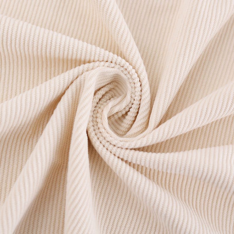 11 warp knitted elastic corduroy fabric 11 pits knitted polyester corduroy, luggage throw pillow clothing fabric