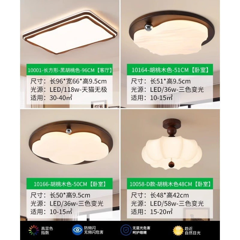 Circle of Light Living Room Main Light 2025 New Modern Simple Atmospheric Ceiling Light Zhongshan Lighting Whole House Package 1