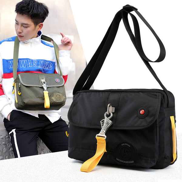 New men's shoulder bag casual outdoor versatile shoulder bag waterproof and wear-resistant sports shoulder messenger bag