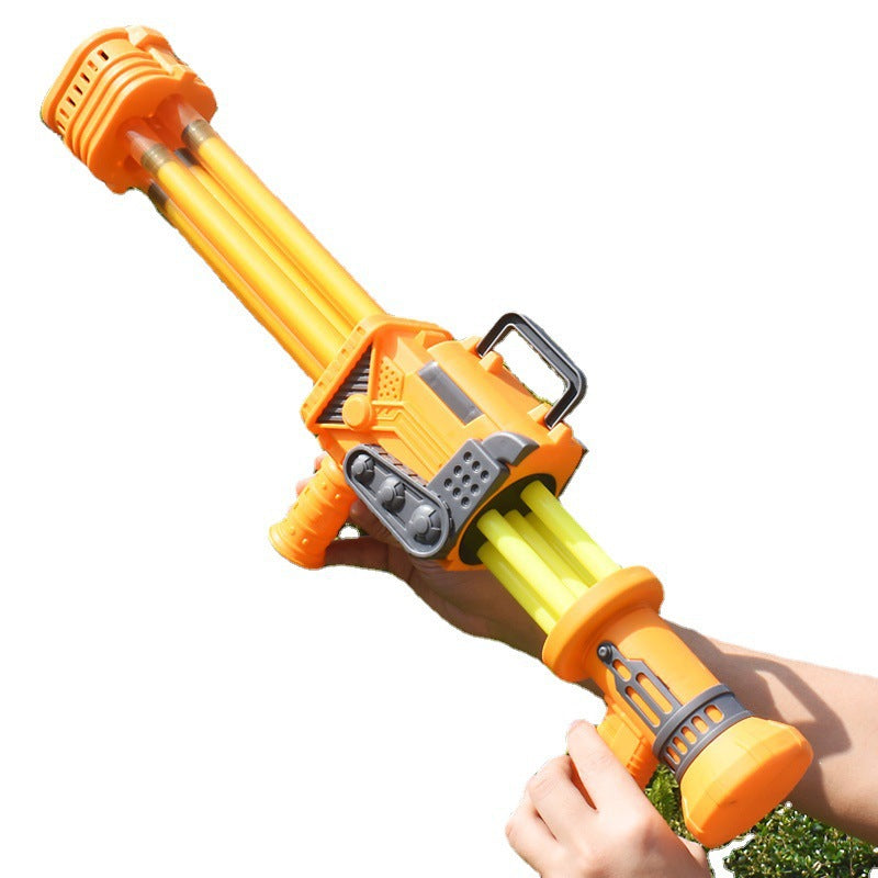 Gatling water gun - kids' toy, pull-back water cannon, multi-nozzle water gun, summer rafting & beach wholesale water play toy