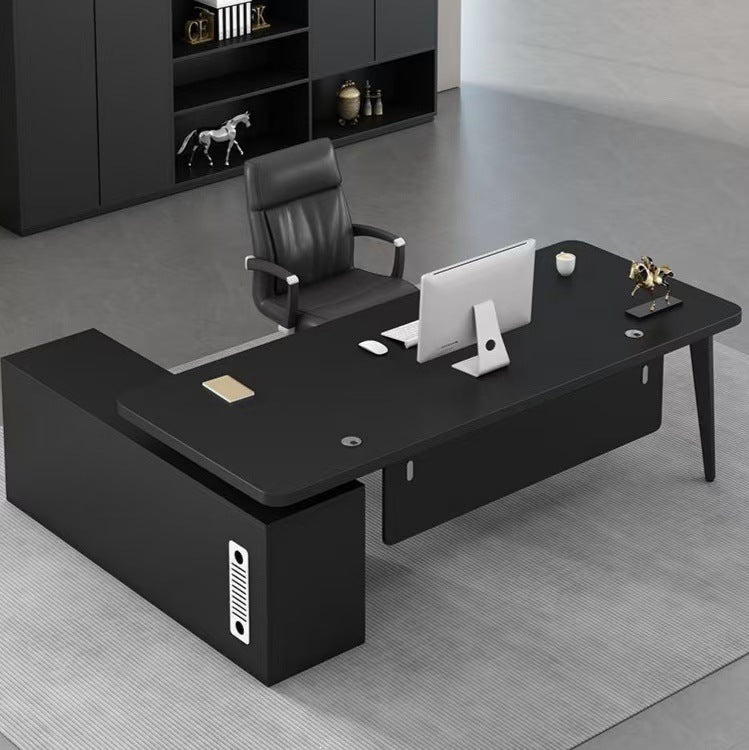 Boss desk office desk chair combination casual modern executive desk table office furniture desk single computer desk