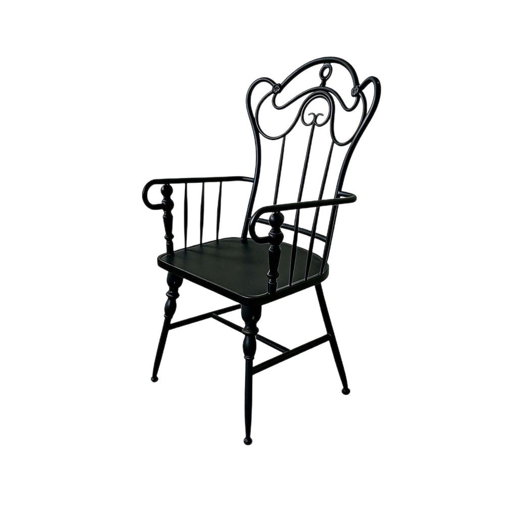 Balcony & patio european minimalist iron coffee table and chair set - stylish, durable, and perfect for afternoon tea