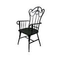Balcony & patio european minimalist iron coffee table and chair set - stylish, durable, and perfect for afternoon tea
