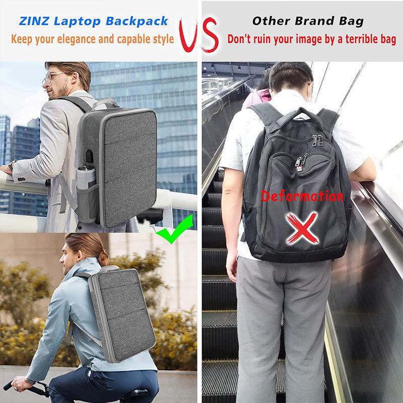 New Cross-border Large Capacity Computer Backpack Men's Premium School Bag Travel Business Backpack Laptop