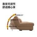 Sofa bed all-in-one dual-purpose cloud sofa living room small apartment rental house fabric sofa straight row foldable sofa wood