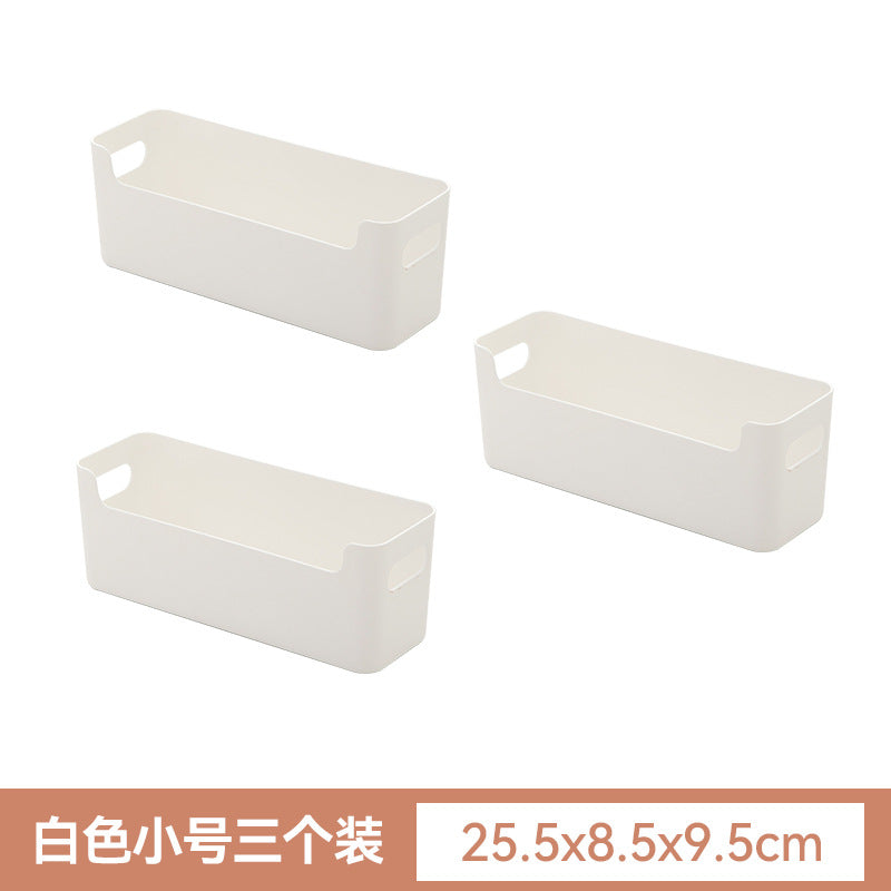 Kitchen cabinets, plastic wrap storage boxes, plastic sundries, non-punching wall-mounted storage boxes, multifunctional bathroom storage boxes