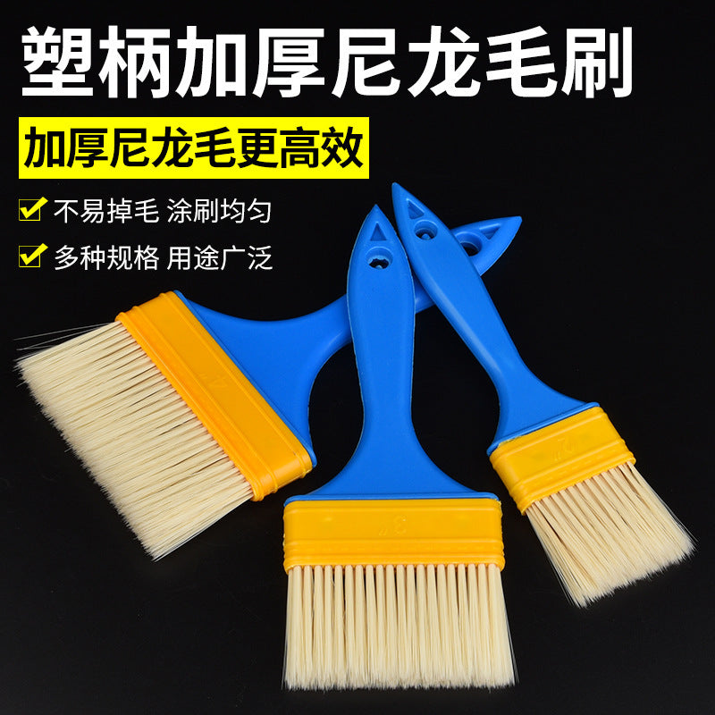 Nylon bristle paint brush, paint brush, adhesive brush, industrial implant brush, cleaning brush, dust removal brush, oil painting brush