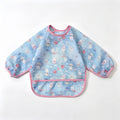 kidslong sleeveswaterproof smock eating bib infant anti-dirty clothing food supplement apron children's painting bib