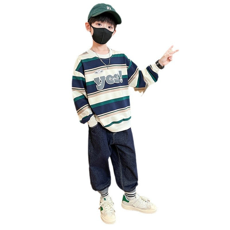 Boys' fall sweatshirt - new  spring/autumn collection - long sleeve t-shirt/top for boys, korean style
