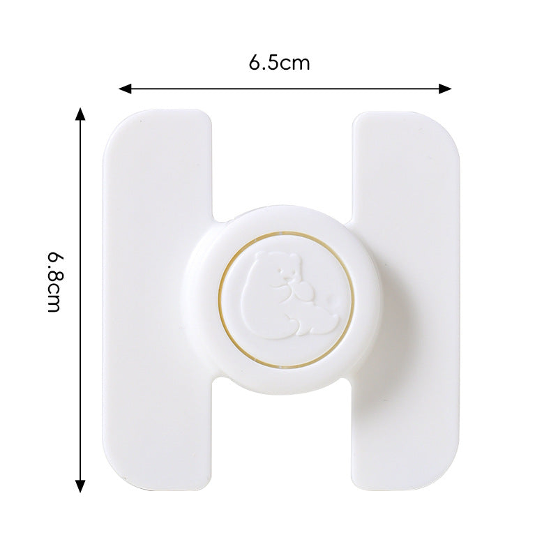 2026 new refrigerator lock, child safety lock, double buckle wardrobe lock, cabinet door lock, protective lock, drawer lock - cross-border