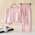 Children's spring/autumn underwear set, boys' and girls' lycra cotton thermal underwear, baby base layer pajamas, loungewear