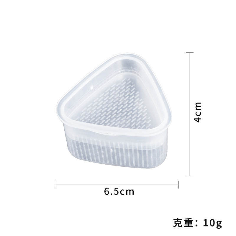 Creative cartoon triangle rice ball mold - household rice ball maker for kids' bento boxes - wholesale nori sushi molds