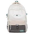 Backpack girl's friend: fresh, japanese-style school backpack - large capacity, cute color block design for middle and high school students
