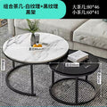 Telescopic combination 80 white 60 black + black frame