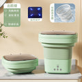 Mini semi-automatic portable folding washing machine - ideal for baby clothes, underwear, and socks