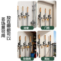 Punch-free suction cup mop holder mop wall hanging clip broom hook punch-free bathroom bathroom door rear storage rack